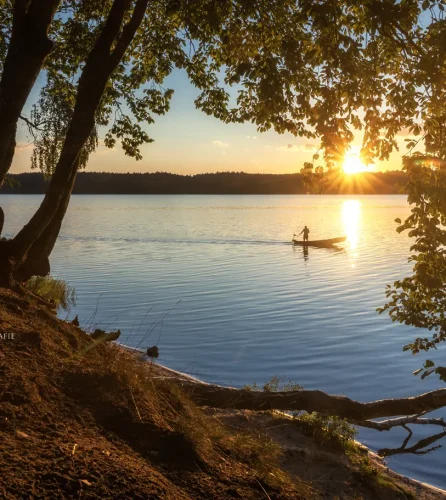 Jezioro Wdzydze na Kaszubach